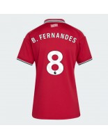 Manchester United Bruno Fernandes #8 Domácí Dres pro Dámské 2026-27 Krátký Rukáv